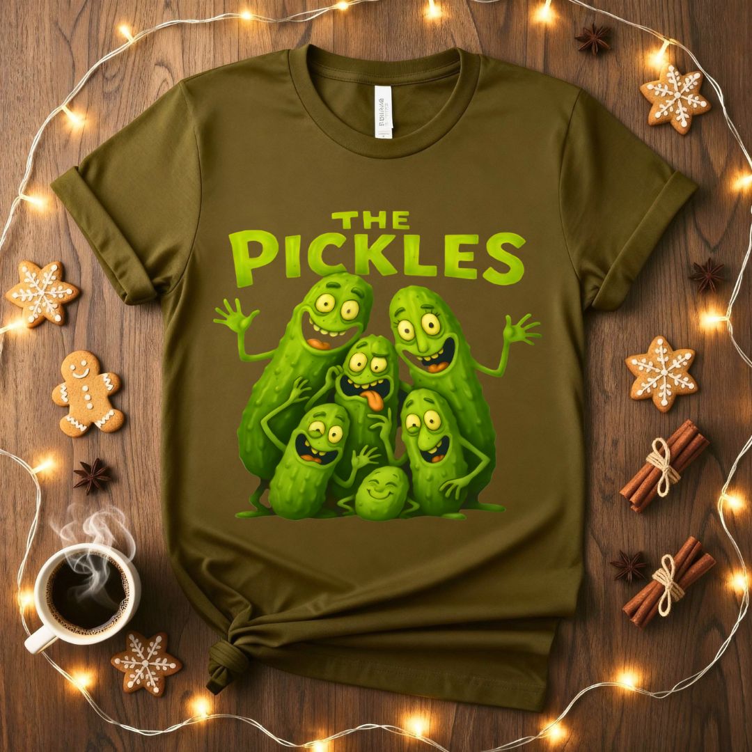 The Pickles Meme Funny T-Shirt with bold text design