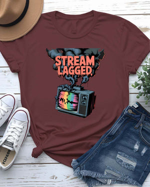 Unisex retro gamer lag meme shirt