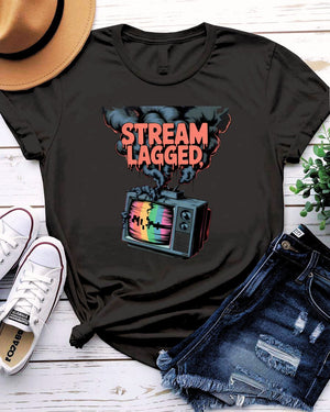Unisex retro gamer lag meme shirt