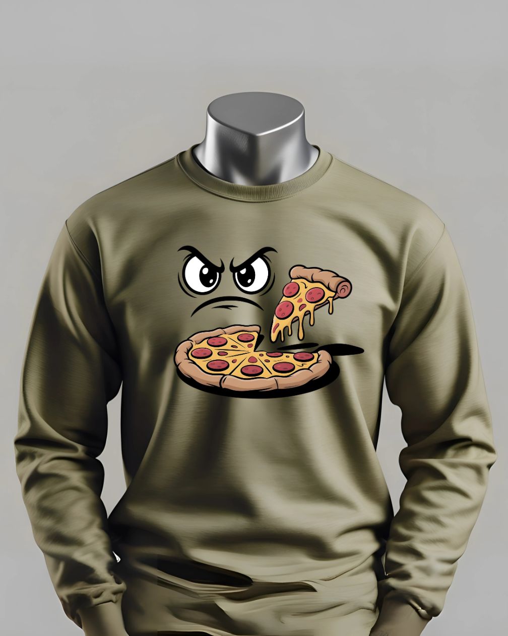“Pizza Slice Funny Meme Sweatshirt by Memez Store”
