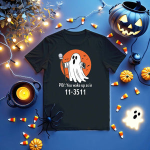 Sarcastic spooky season shirt from Memez Store