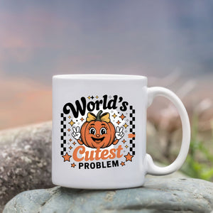 Pizza meme ceramic coffee cup with last slice joke