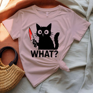 What Confused Cat Meme Funny T-Shirt
