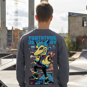 Youth Thug streetwear crewneck sweatshirt urban hip hop style