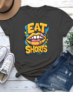 eat shorts tee shirt