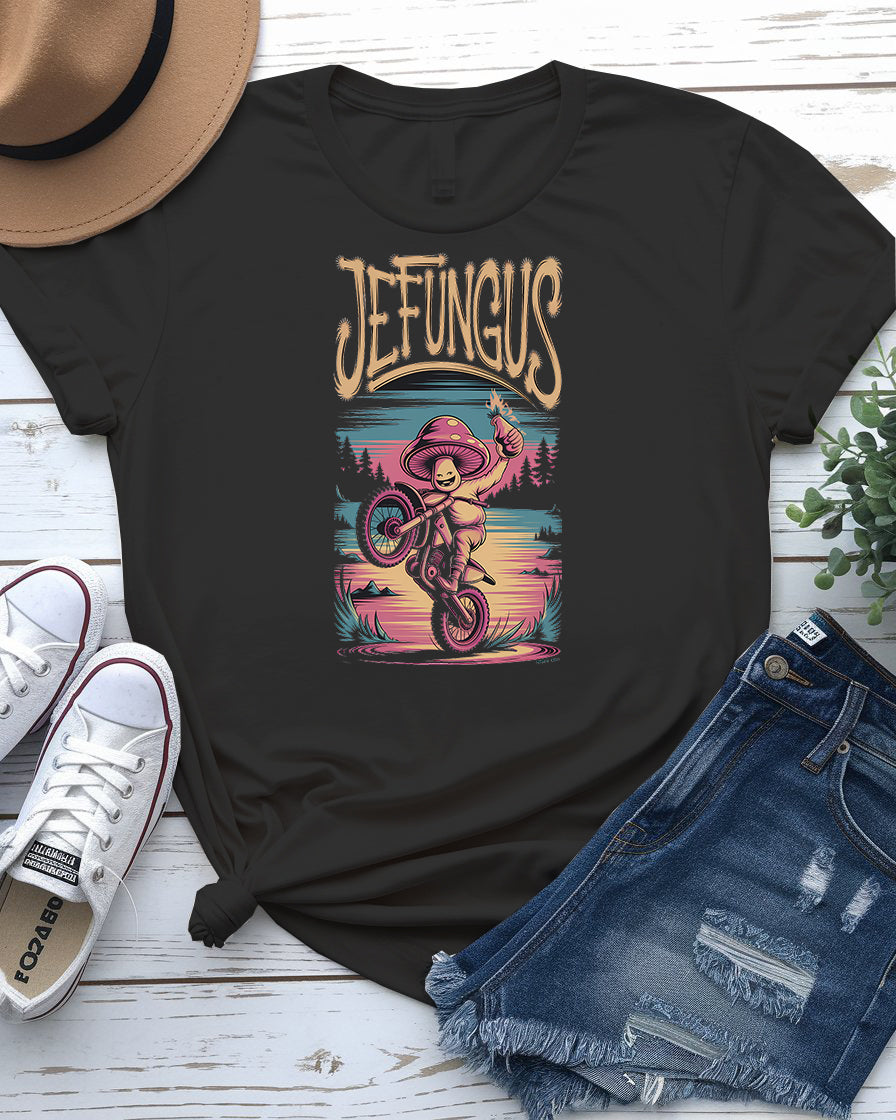 Jefung Mushroom Tee – Funny Fungi Design Shirt