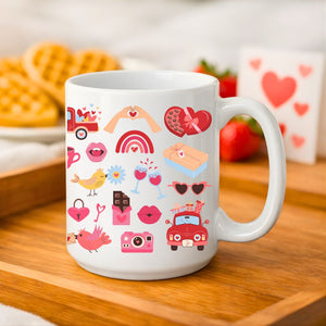 feb 14 special symbolic ceramic mug love