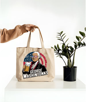 george washington parody tote bag