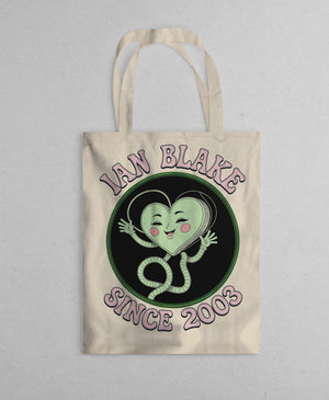 ian black canvas tote