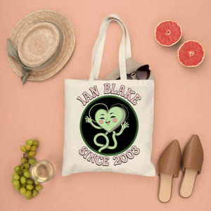 ian black canvas tote