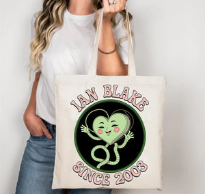 ian black canvas tote