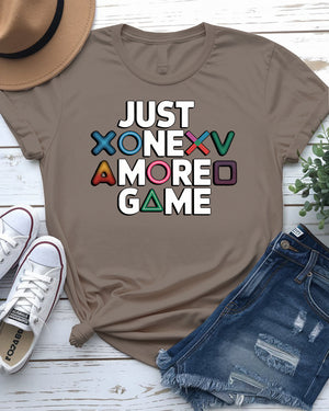just one more game tee
