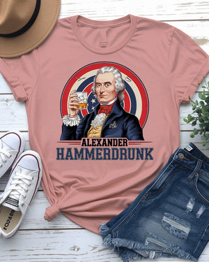 Detailed print of Alexander HammerDBunk meme graphic – bold and funny parody design