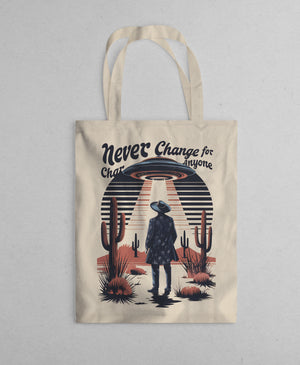 retro vintage canvas tote bag