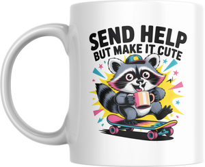 Send Help Mug funny work stress coffee cup
