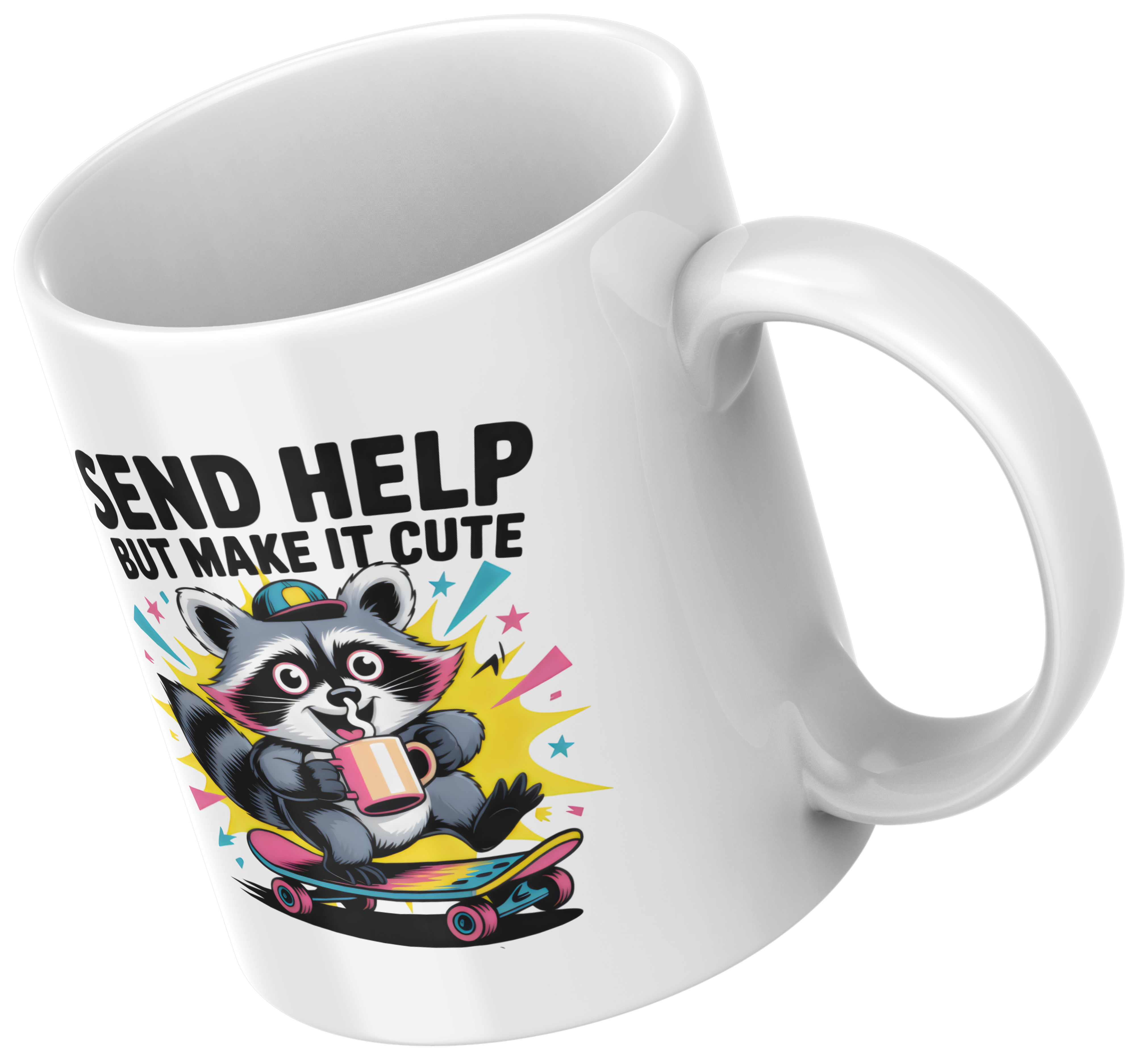 Send Help Mug funny work stress coffee cup