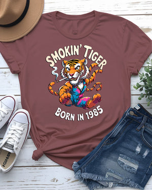 smokin tiger 1985 tee