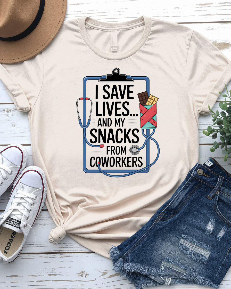 Funny Coworker Snack Shirt – Meme Tee | Memez Store