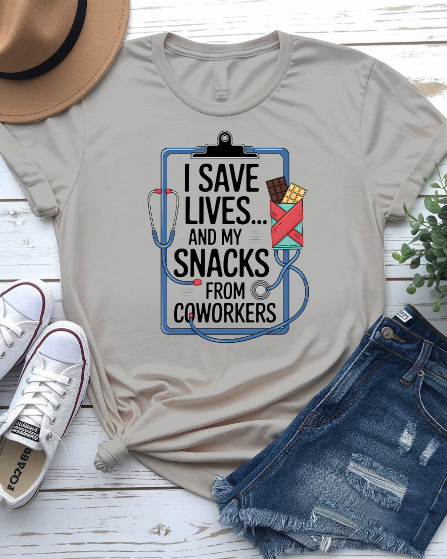Funny Coworker Snack Shirt – Meme Tee | Memez Store