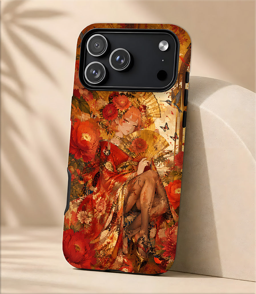 Magnetic Tough Phone Case — Vintage Floral Fairy Art