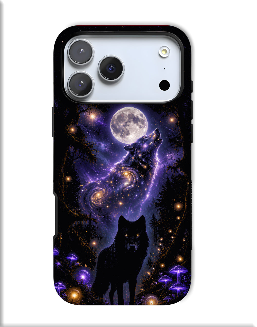 Galaxy Wolf Phone Case — Cosmic Howl Magnetic Tough Case