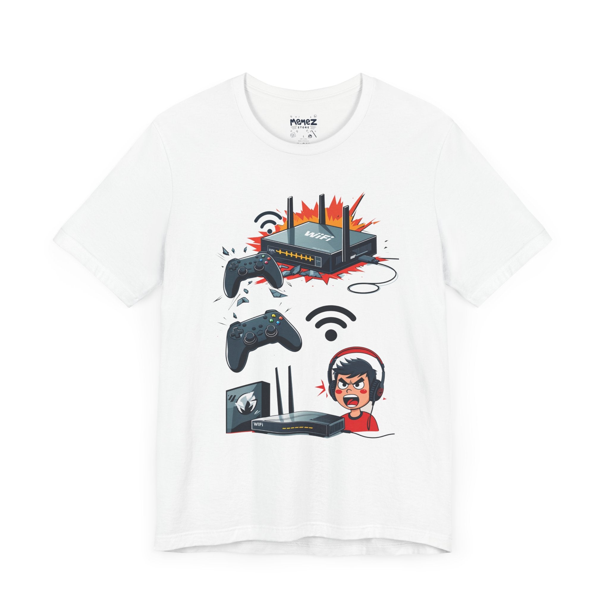 Gamer Tee for Console Gamers - Unisex Jersey Short Sleeve Tee