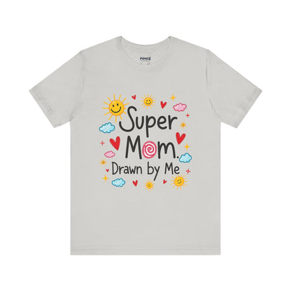 Hand Drawing SUper Mom Tee By Memez store