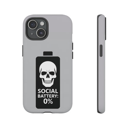 Social Battery Zeero I Phone case by Memez Store