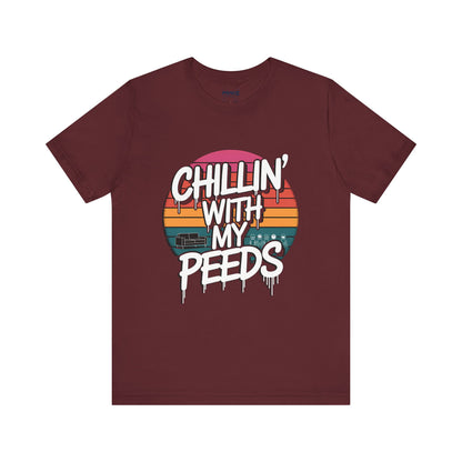 CHillin With Peeds A Funny Easter Tee By Memez Store
