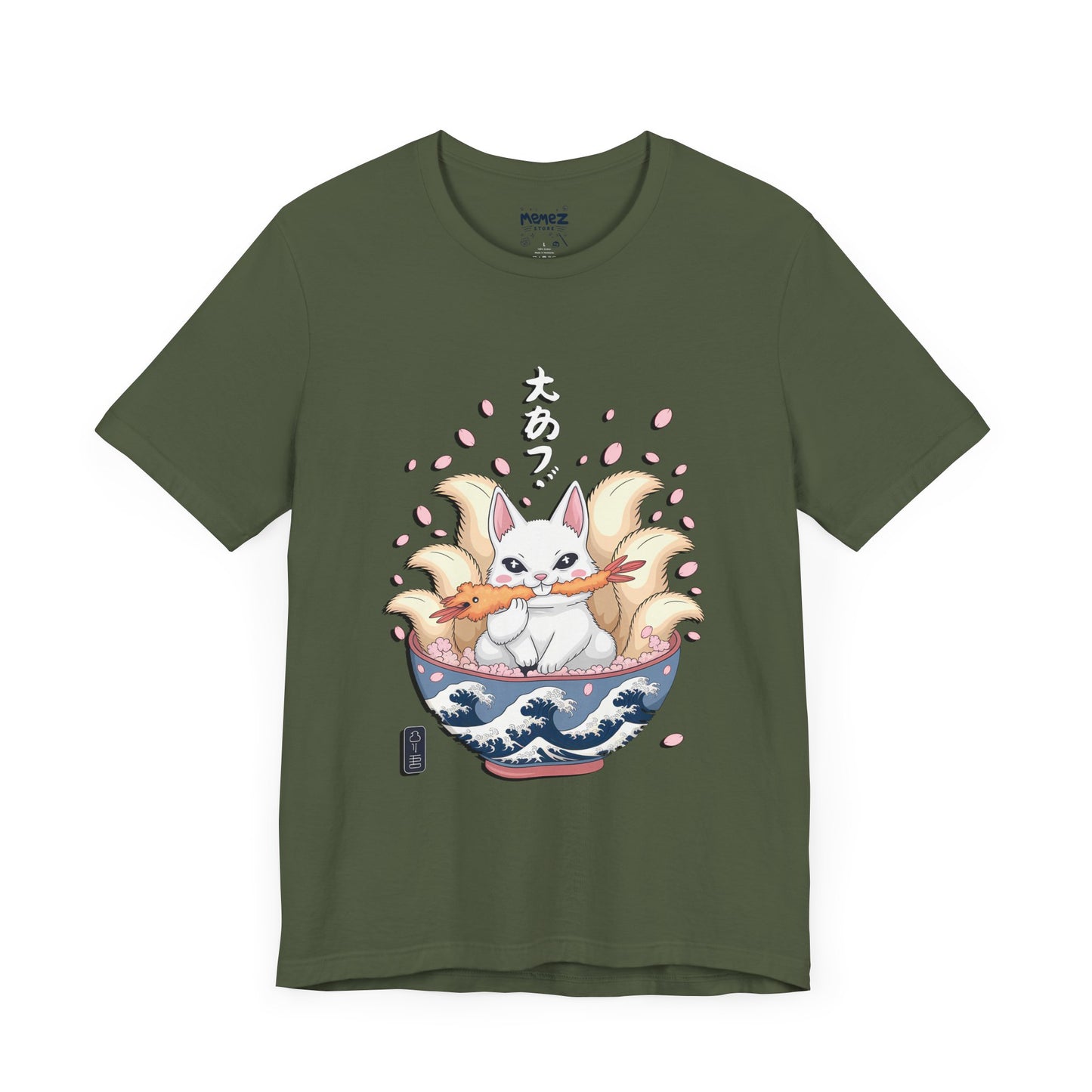 Japenese Noodles with Cat Funny Tee By memez store