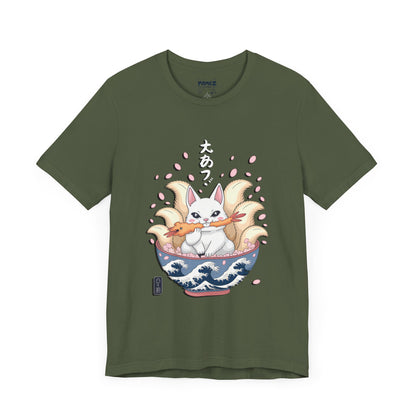 Japenese Noodles with Cat Funny Tee By memez store