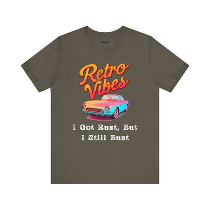 Funny Retro Vibes VIntage Car Lover's tee By memez Store