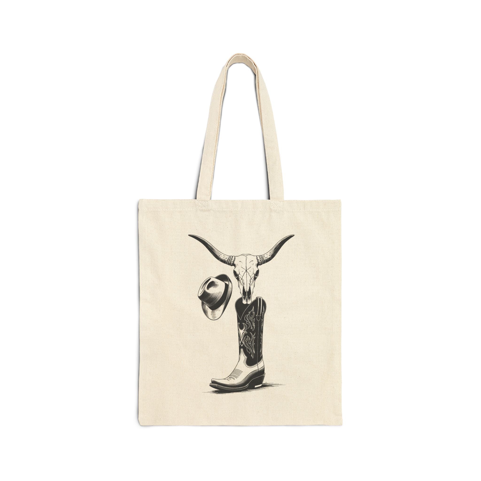 Cowboy Retro Tote Bag