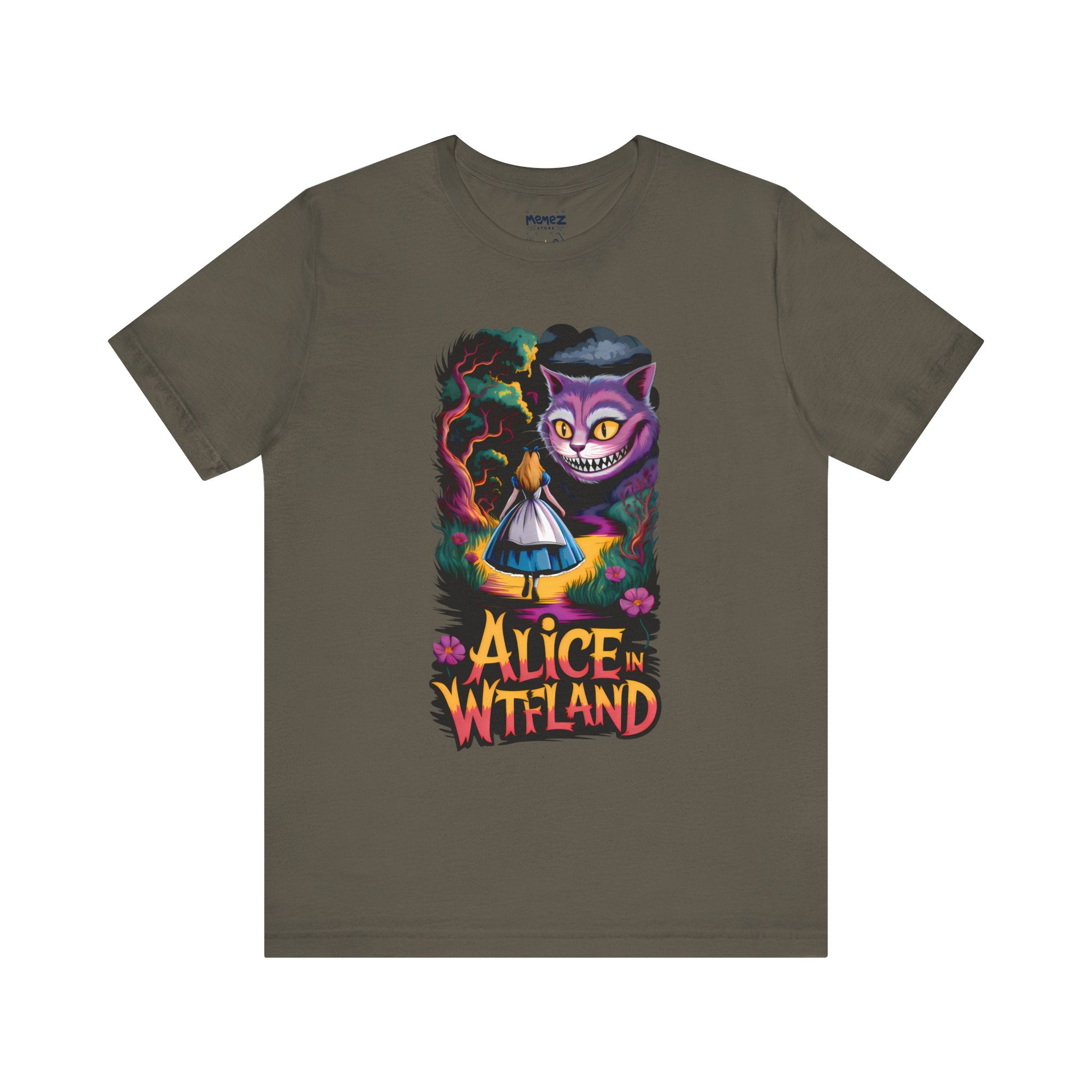 Alice In WTF Land Funny Meme Tee
