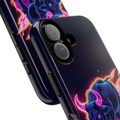 Poop , Game Over Bull in Action, I phone mobile Case By Memez Store