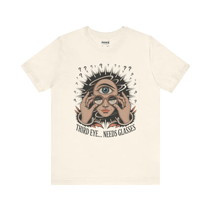 Third Eye Need Glasses Funny Tee By memez store
