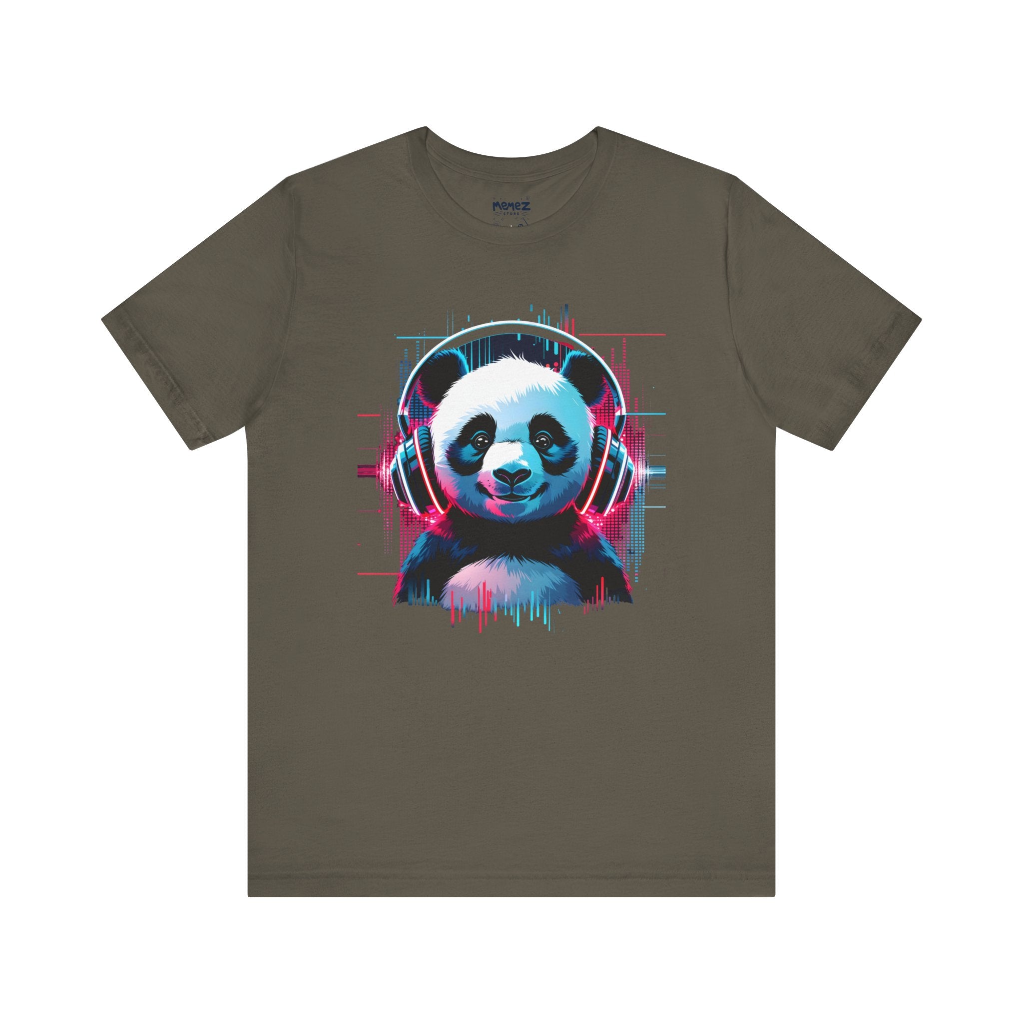 Music Panda EDM Colors Funny Tee