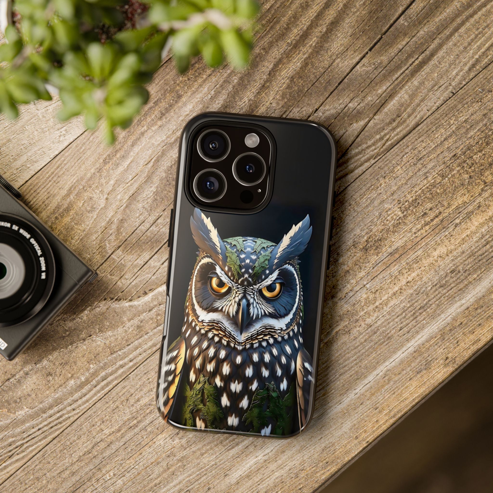 Phone Case Night Owl Design Tough Cases