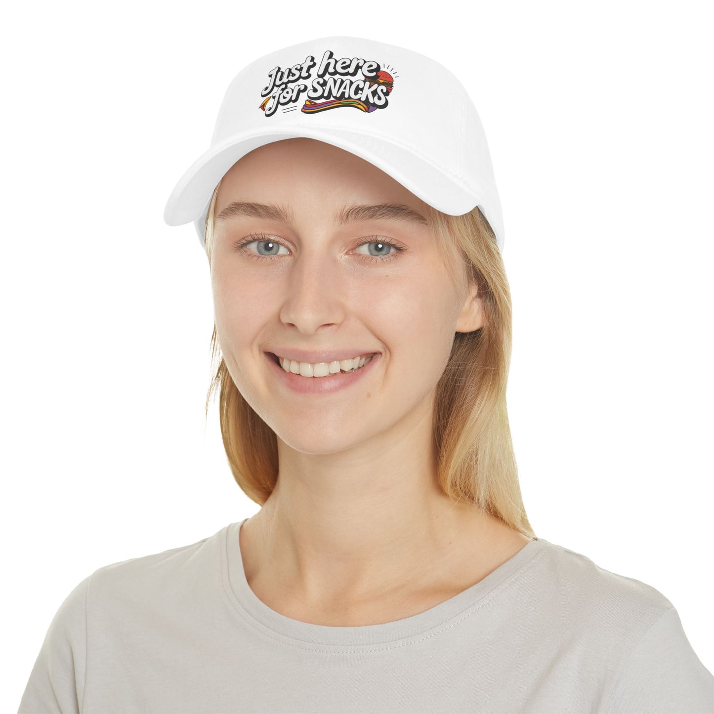 Just Here For Snacks Funny Cap By Memez Store