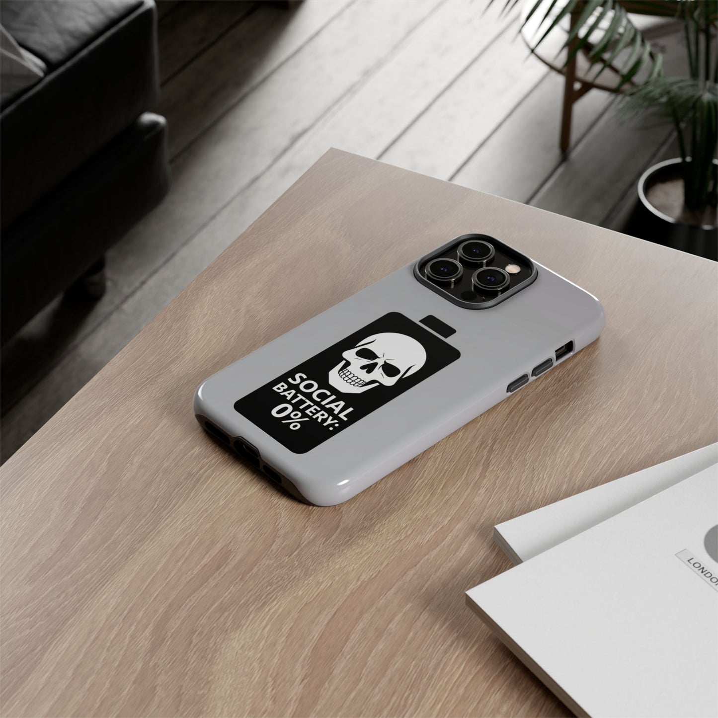 Social Battery Zeero I Phone case by Memez Store