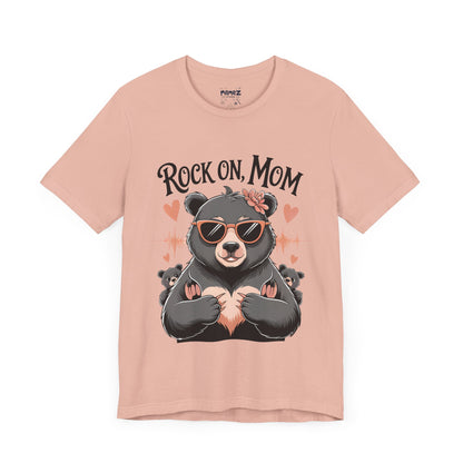 Rock On Mom FUnny Mama Bear Meme Tee By Memez Store