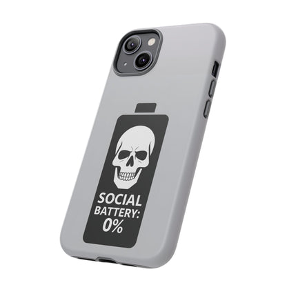 Social Battery Zeero I Phone case by Memez Store