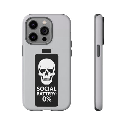 Social Battery Zeero I Phone case by Memez Store