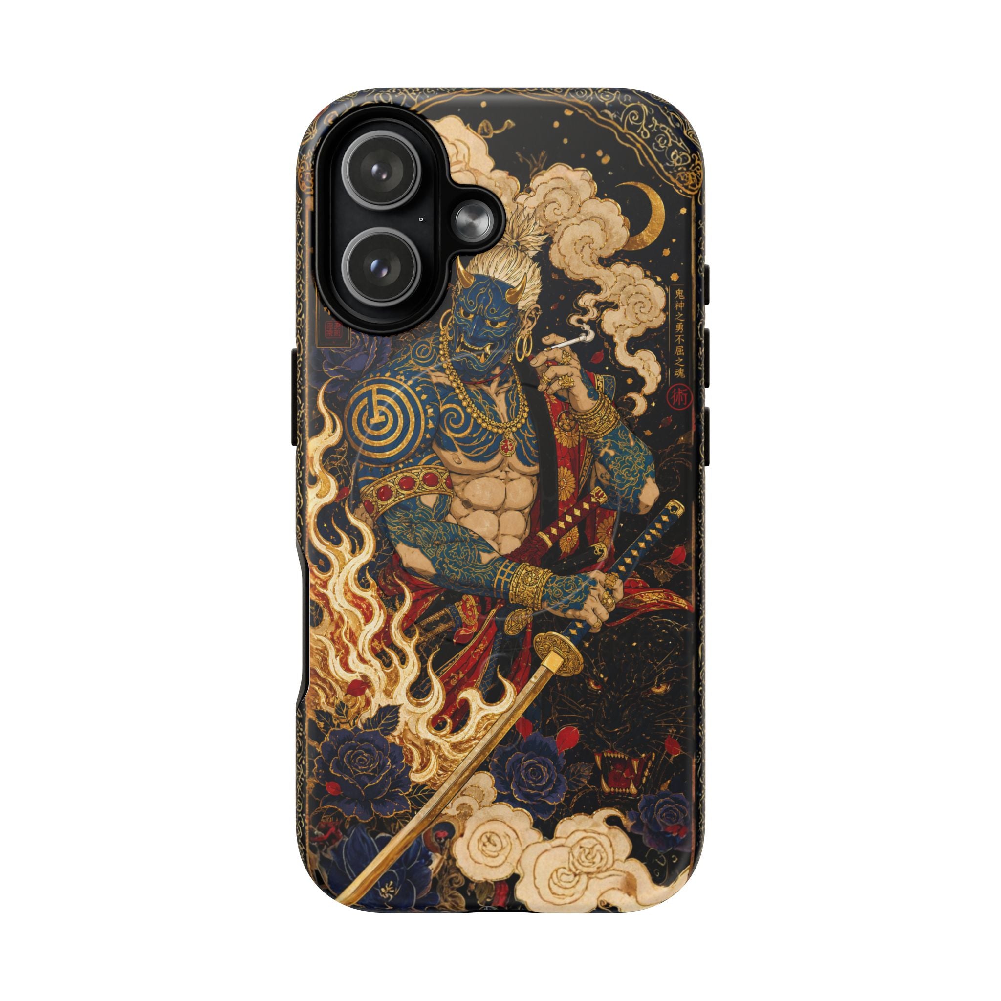 Mythic Samurai Magnetic Phone Case — Armor Warrior Art iPhone Case