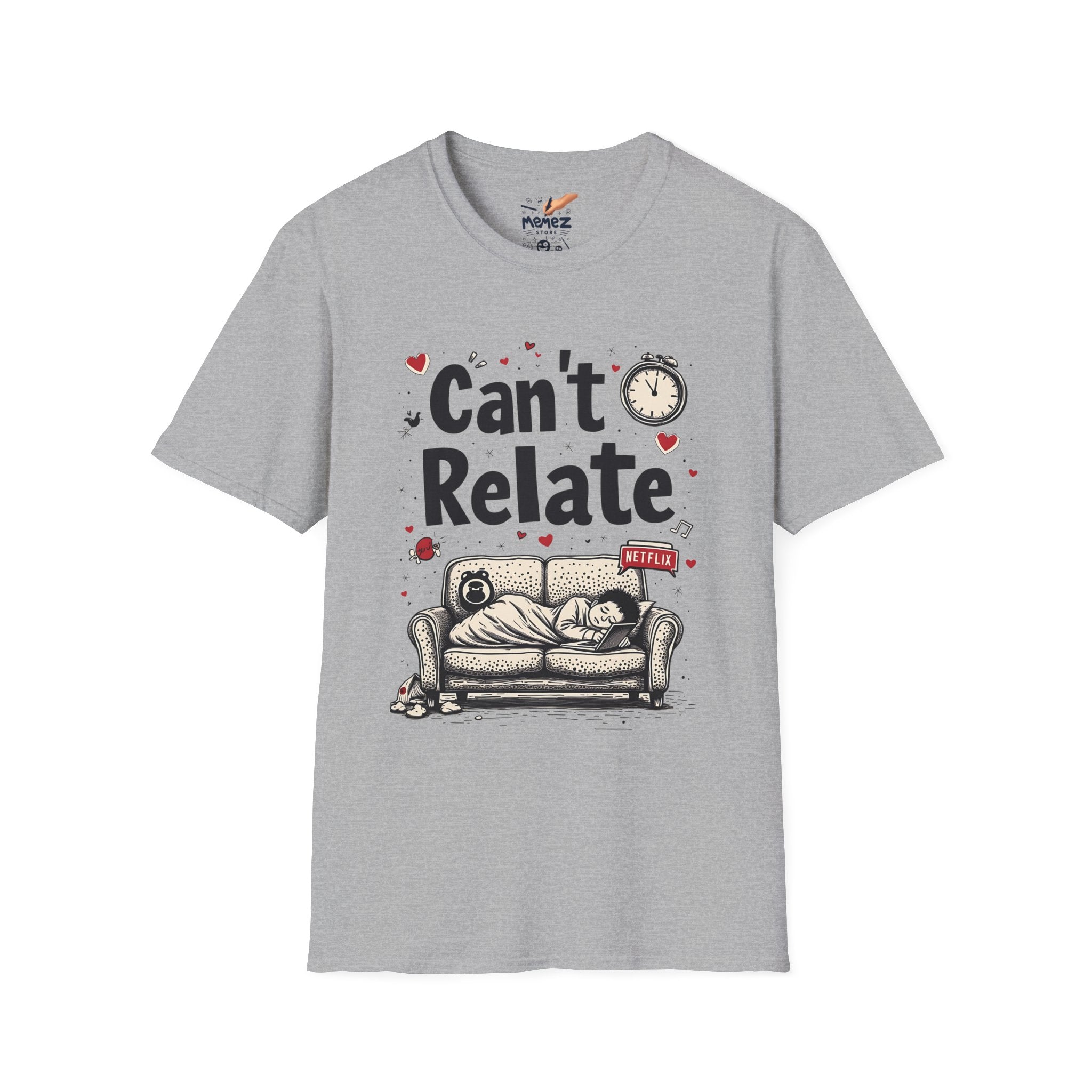 Can't Relate with OTT Unisex T-Shirt - Funny Meme Tee for Meme Lovers