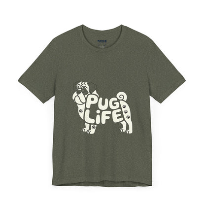 Unisex Tee PUG Life Dog Lover's Meme Tee By Memez store
