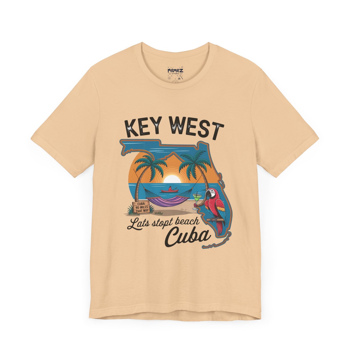 KeyWest Cuba A funny and Adventures Tee By Memez Store