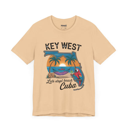KeyWest Cuba A funny and Adventures Tee By Memez Store