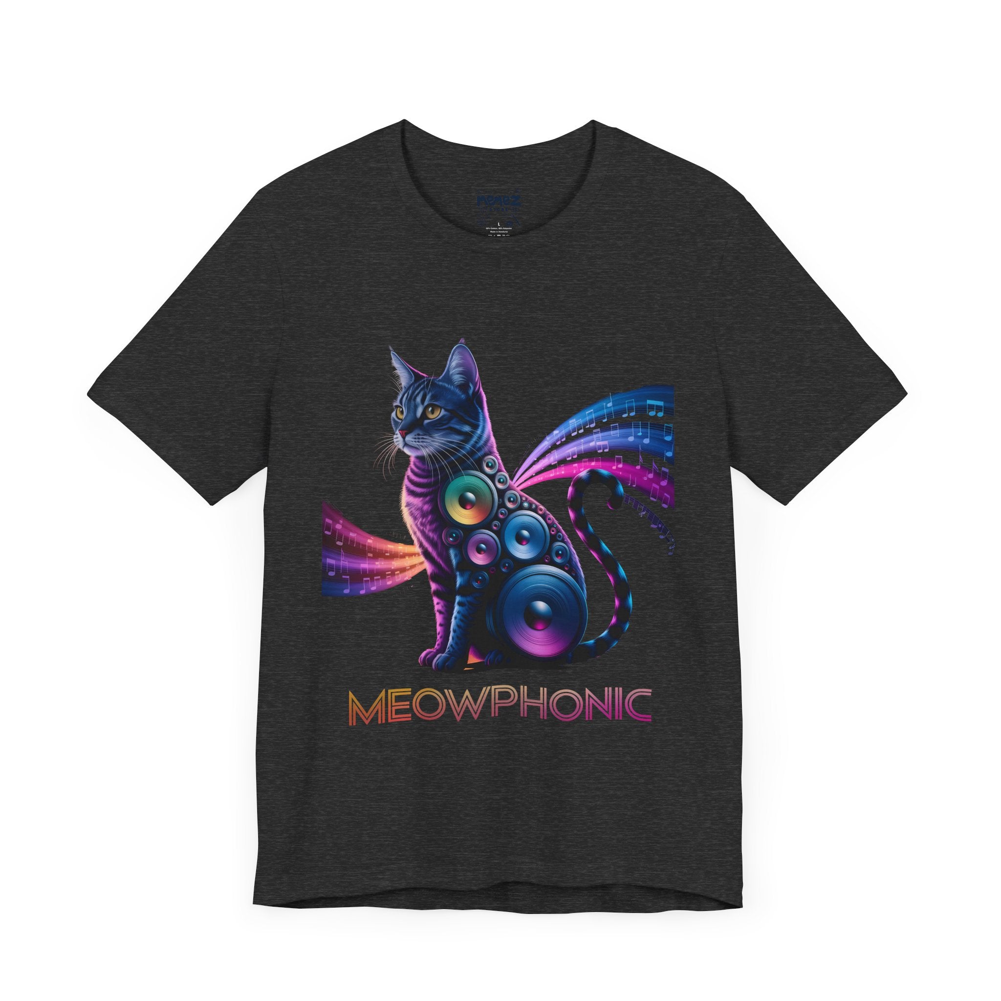 Meowphonic a Music and Cat Lovers Unisex Tee By Memez Store