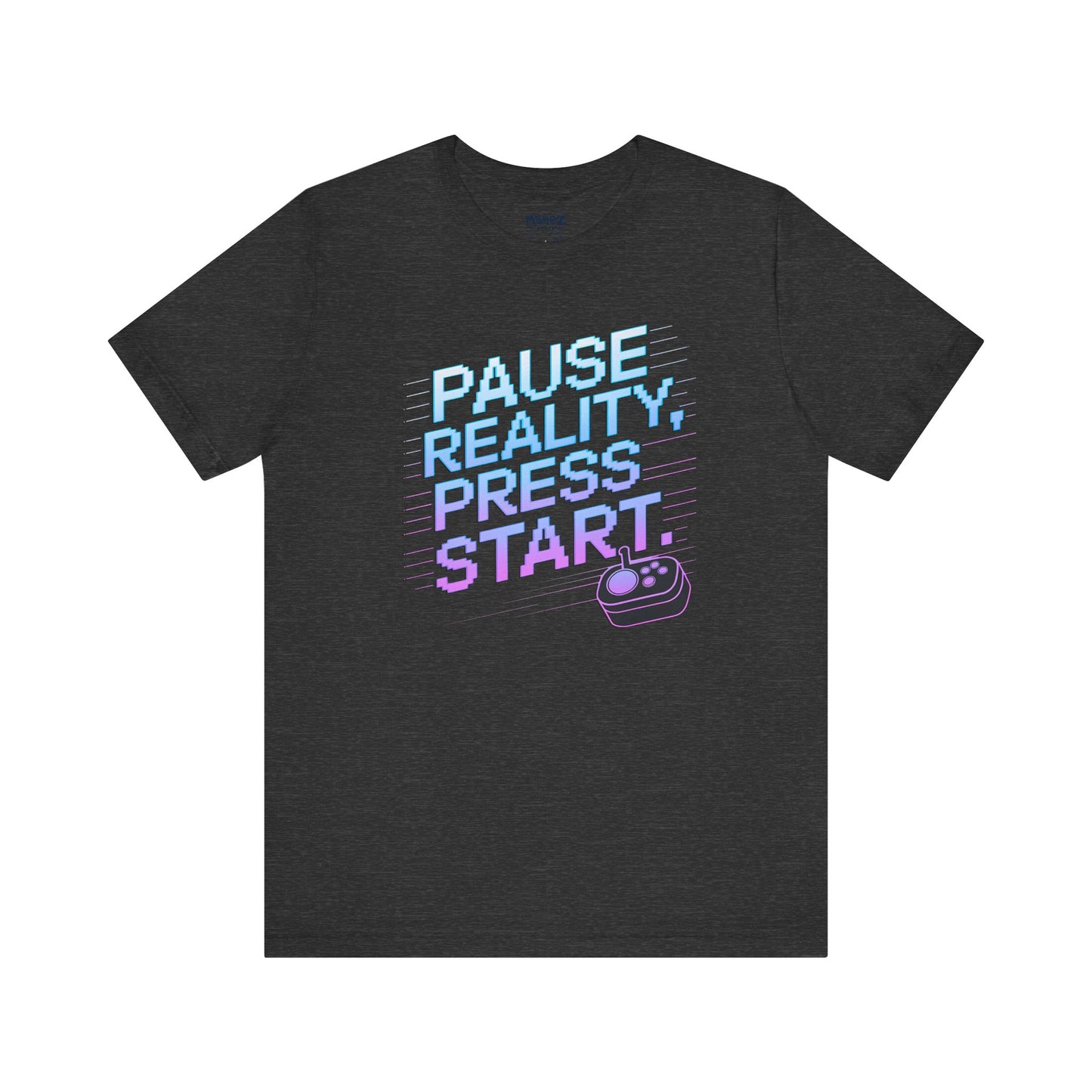 Gamer Pause Reality Press Tee - Unisex Jersey Short Sleeve